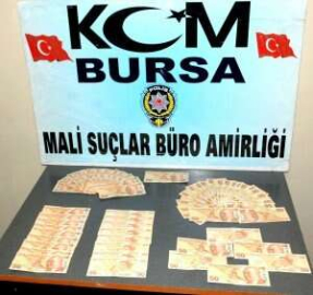 Bursa'da sahte para operasyonu