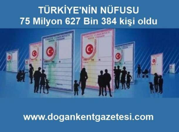 Ülke Nüfusumuz 75 Milyon’u Geçti