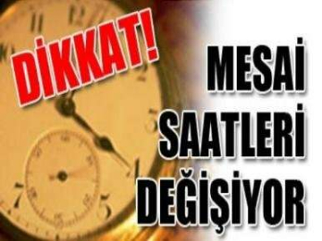 Giresun'da Mesai Saatleri Değişiyor