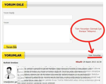 Haberlerimize Yapılan Yorumlar