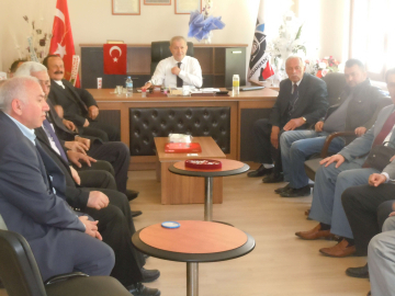 Başkan Tekin’e Ziyaretçi Akını