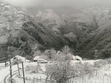Doğankent’te İlk Kar Yağdı!