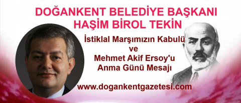 Başkan Tekin’den İstiklal Marşı Mesajı
