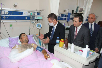 Başbakan Yardımcısı, Terör Mağdurunu Ziyaret Etti