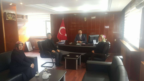 AK Partililerden Kaymakam Ayvat’a Ziyaret