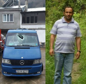 Doğankent Yolunda Görünmez Kaza