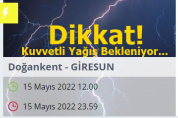 Dikkat: Pazar Günü Sağanak Yağış Bekleniyor!