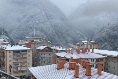 Doğankent Beyaza Büründü!