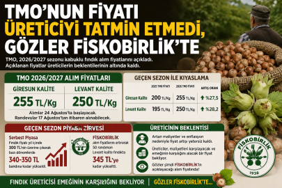 TMO'nun Fiyatı Üreticiyi Tatmin Etmedi, Gözler FİSKOBİRLİK'e Çevrildi