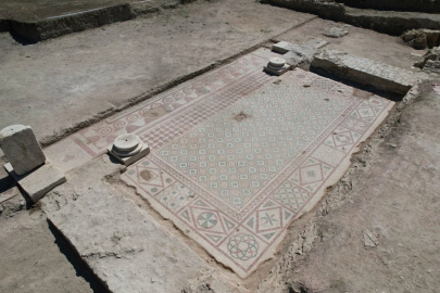 Pompeiopolis’te 105 metrekarelik mozaik bulundu