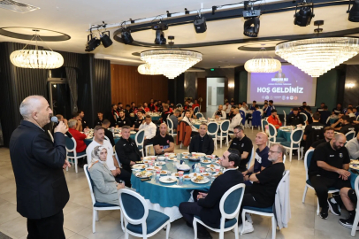 Dursun Ali Arslan Turnuvası ekipleri yemekte buluştu