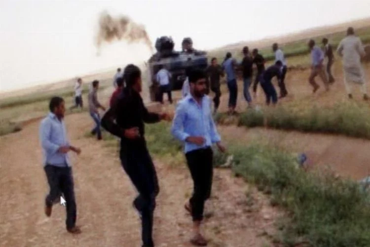 

Suriye sınırında köylüler ile askerler arasında gerginlik

