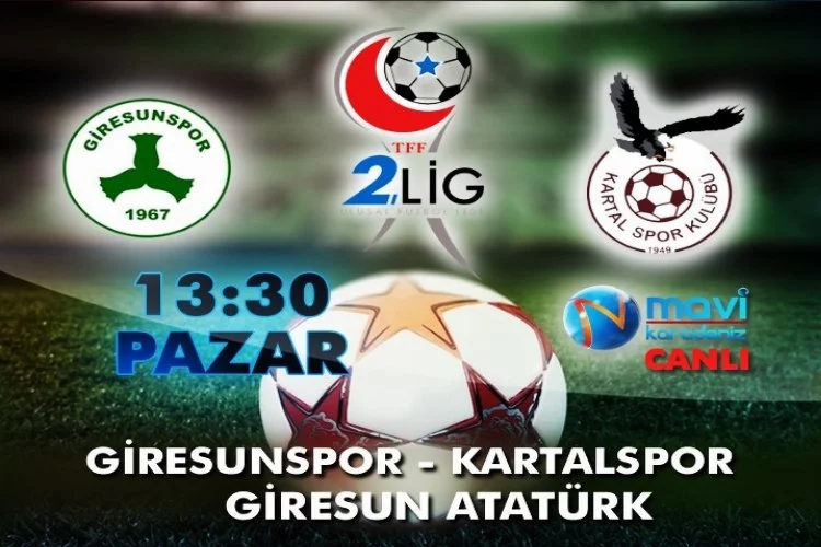 Giresunspor Maçı Mavikaradeniz TV’de